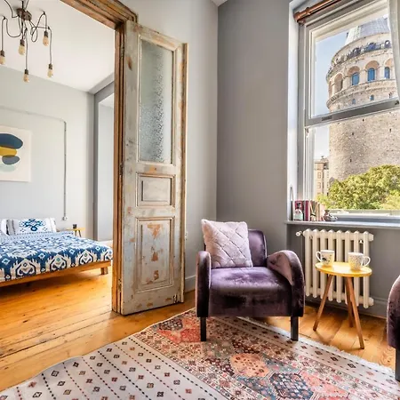 Historical Apt. With Galata Sea View/turkish Hamam * Istanbul