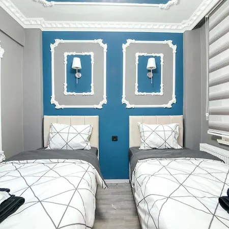 Blue White House