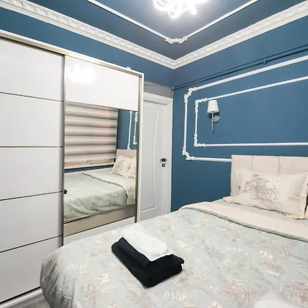 Blue White House