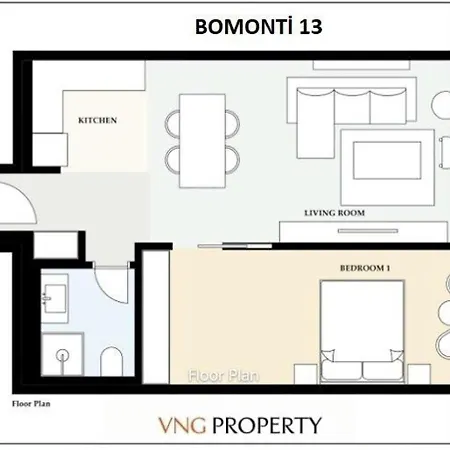 Apartment Gorgeous Modern 1bd Views W Poolgym! #255 Istanbul