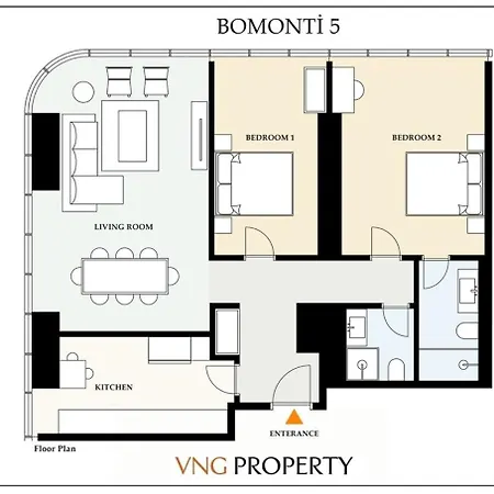 Beautiful Bright Modern 2bd2bath Poolgym! #219