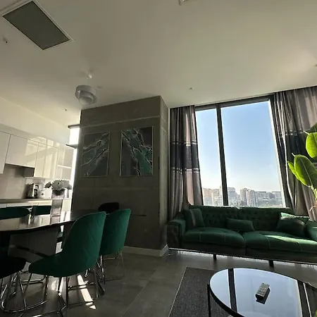 Elegant 2 Bedroom Sinpas Queen Gym Pools Istanbul
