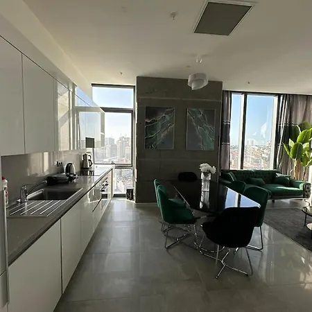 Elegant 2 Bedroom Sinpas Queen Gym Pools * Istanbul