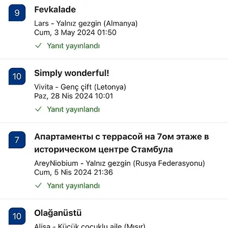 Fatih Merkezi Lokasyon Guezel Teras Manzarali Apartament *