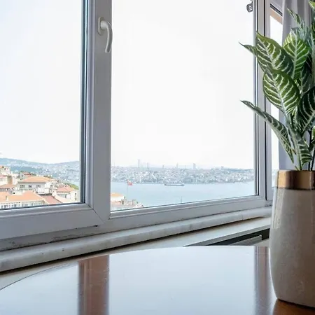 Bosphorus View W Private Terrace Apartment