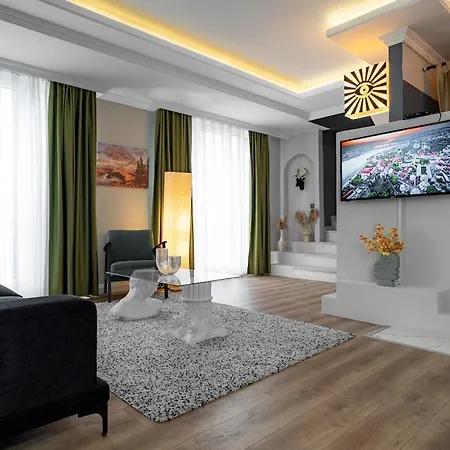 Apartment Luxury 1br Duplex With Terrace & Office In Tomtom Istanbul