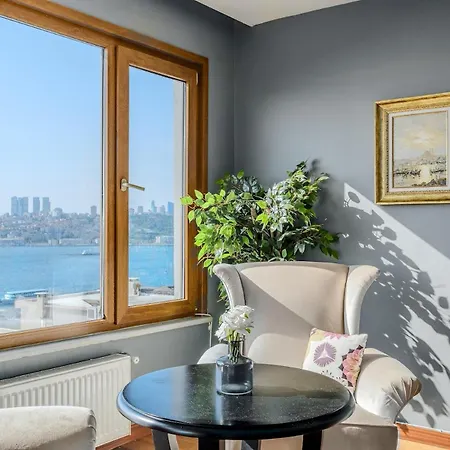 Duplex Flat W Panoramic Bosphorus View And Terrace Apartamento