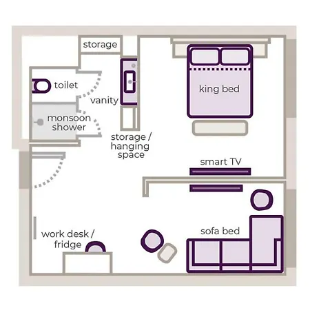 Hotel Yotel Airport, Entrance