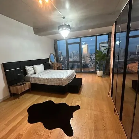 아파트 Lavish 40 Floor Skyviwe Ist 이스탄불