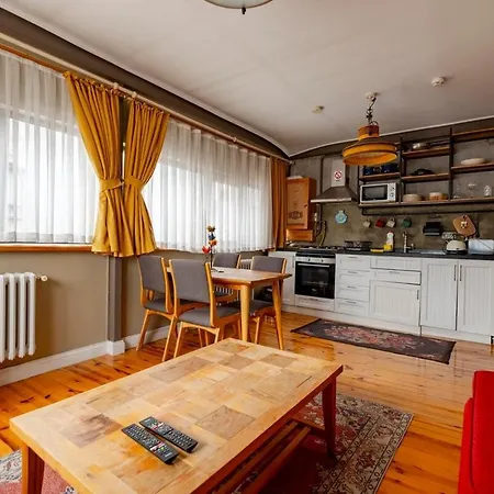 High-ceiling Beyoglu Apartment Istanbul
