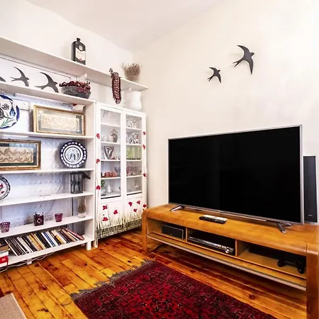 Superb Flat With Backyard In Cihangir Beyoglu アパート イスタンブール