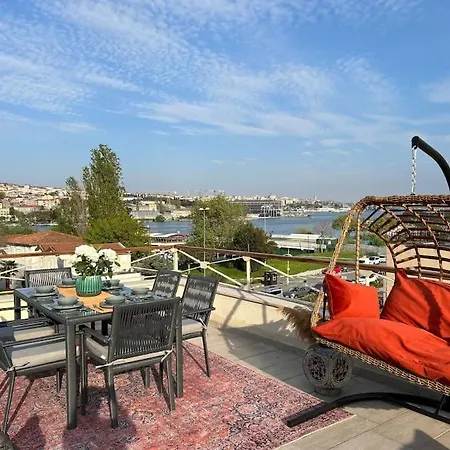 Waterfront Tiny House Bosphorus With Exceptional Terrace Apartment Istanbul