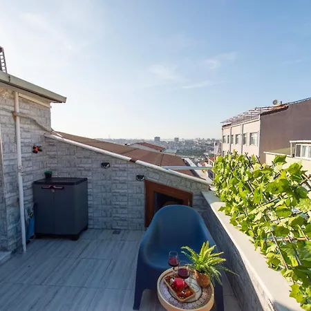 Dach Wochnung Mit Terrasse Homestay Istanbul