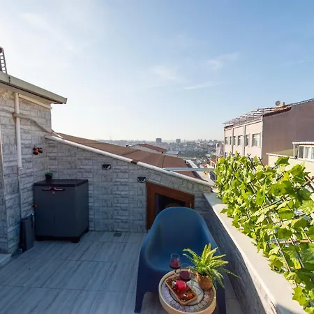 Dach Wochnung Mit Terrasse Homestay Istanbul