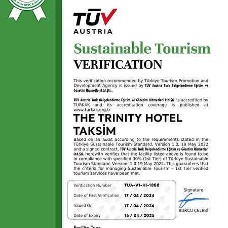 Отель The Trinity Taksim - Special Category 4*