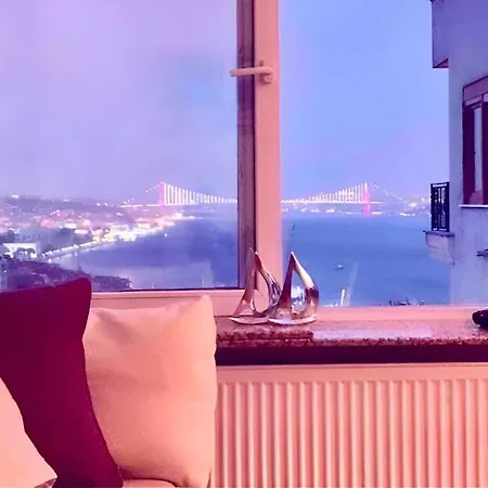 公寓 A Million Dollar View Of The Bosporus And Balcony 伊斯坦布尔