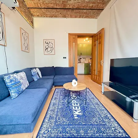 Appartement High Ceiling Cozy With 3 Bedroom Beyoglu Istambul