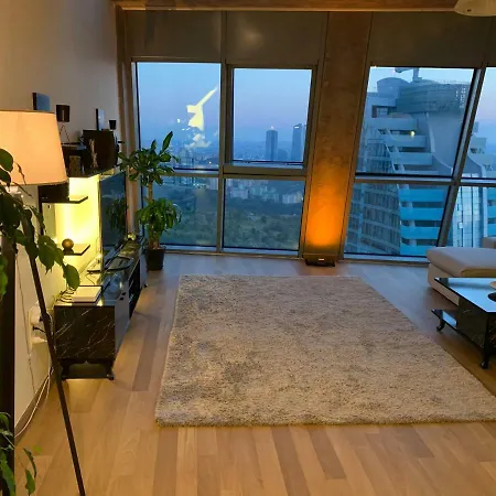 Agaoglu Maslak 1453 2+1 Penthouse Loft Apartment Istanbul